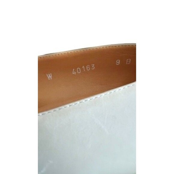 Ralph Lauren Spectator Pumps 9B Brown White Leather Made in Italy, Unworn - Picture 8 of 10